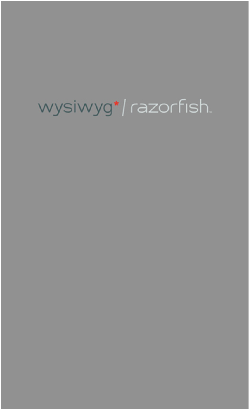 Wysiwyg / Razorfish – 11 years on a page